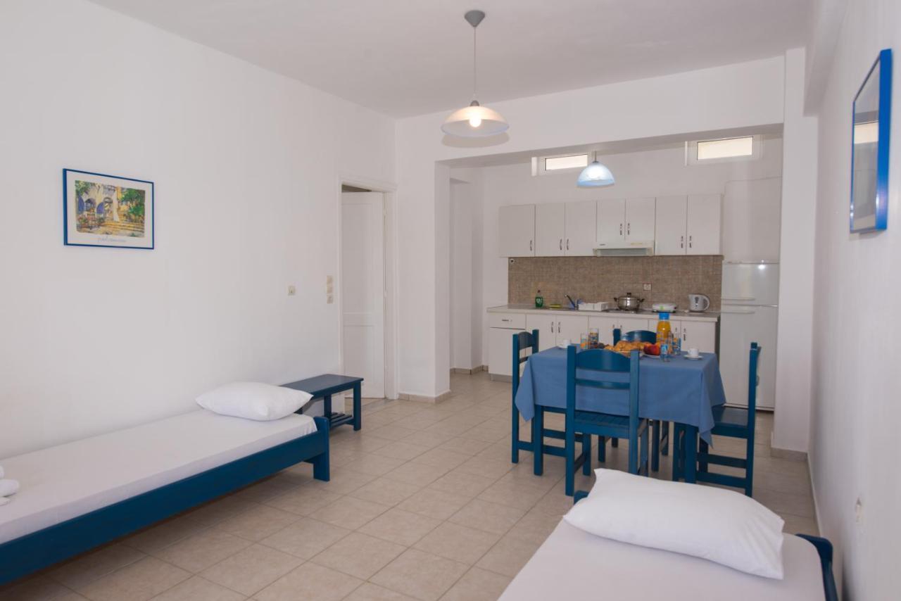Nymphs Rooms & Apartments 尼基亚娜 外观 照片